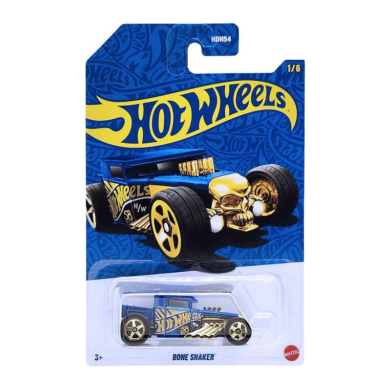 ミニカー hot wheels JAPAN CONVENTION BONE SHAKER Hot Wheels 55th Anniversary Bone Shaker for 3 Years & Above 1/6
